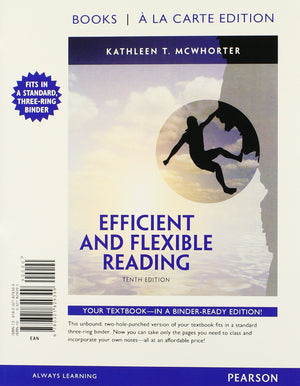 Efficient and Flexible Reading, Books a la Carte Edition (10th Edition),Used