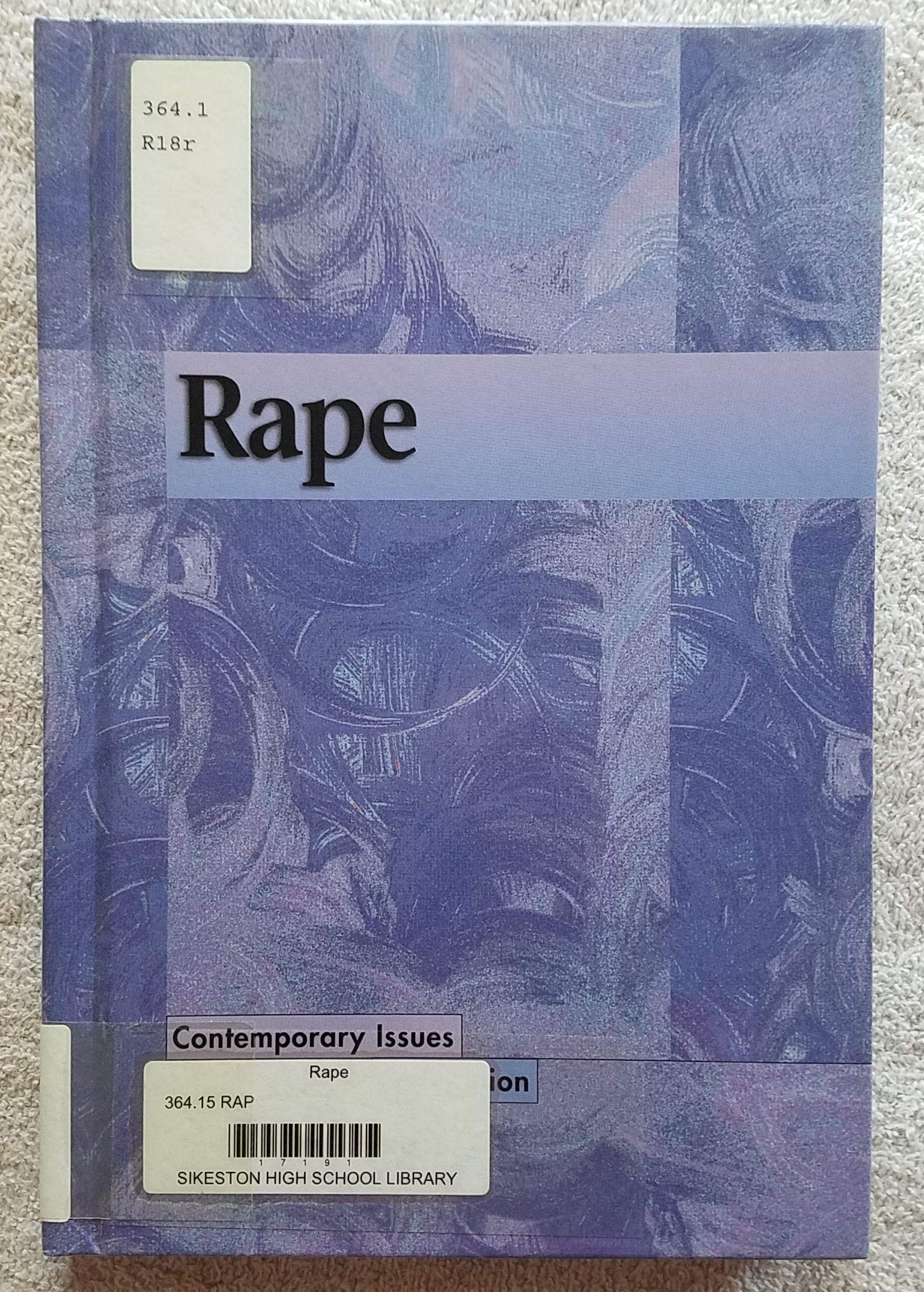 Contemporary Issues Companion  Rape (hardcover edition),Used