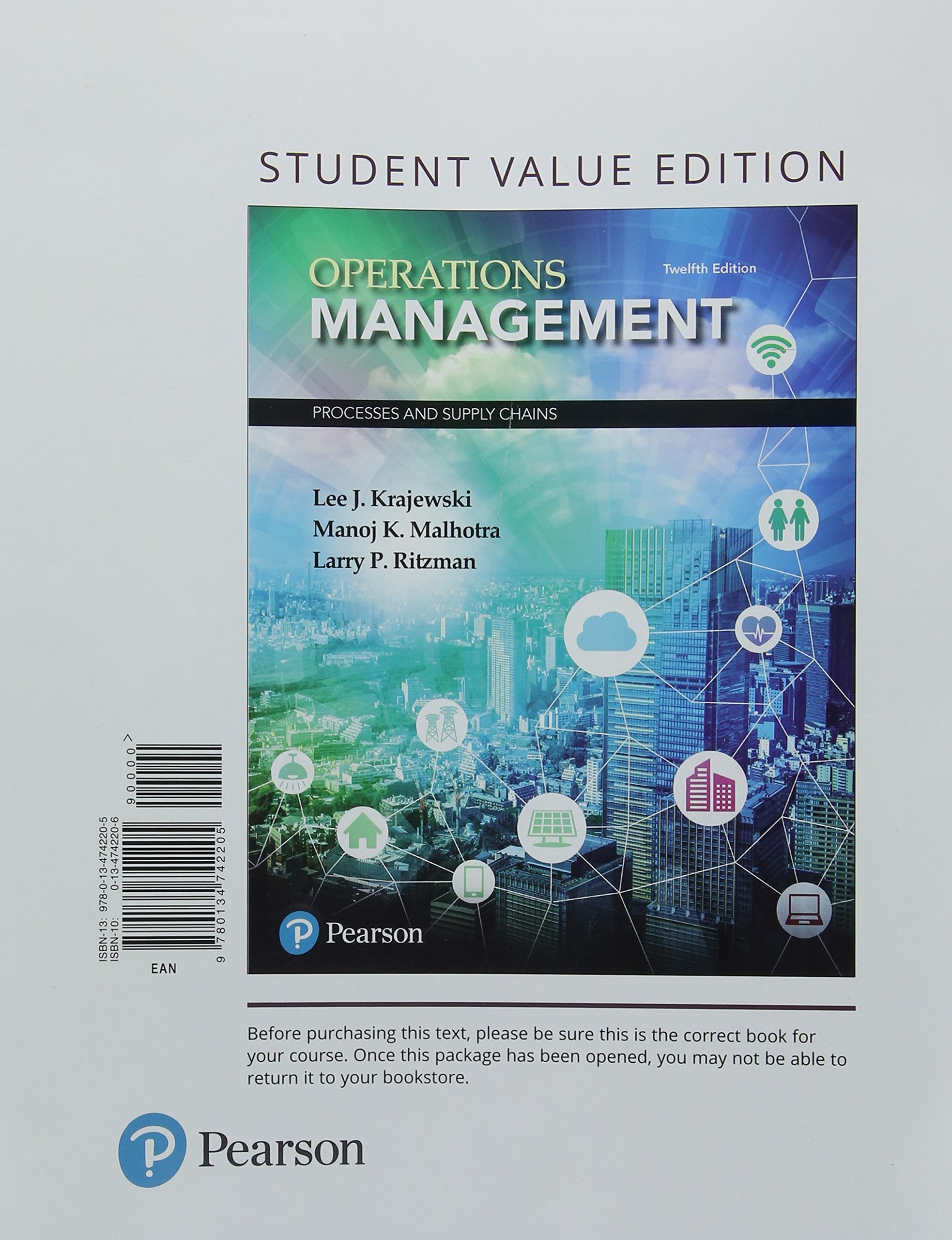 Operations Management: Processes And Supply Chains