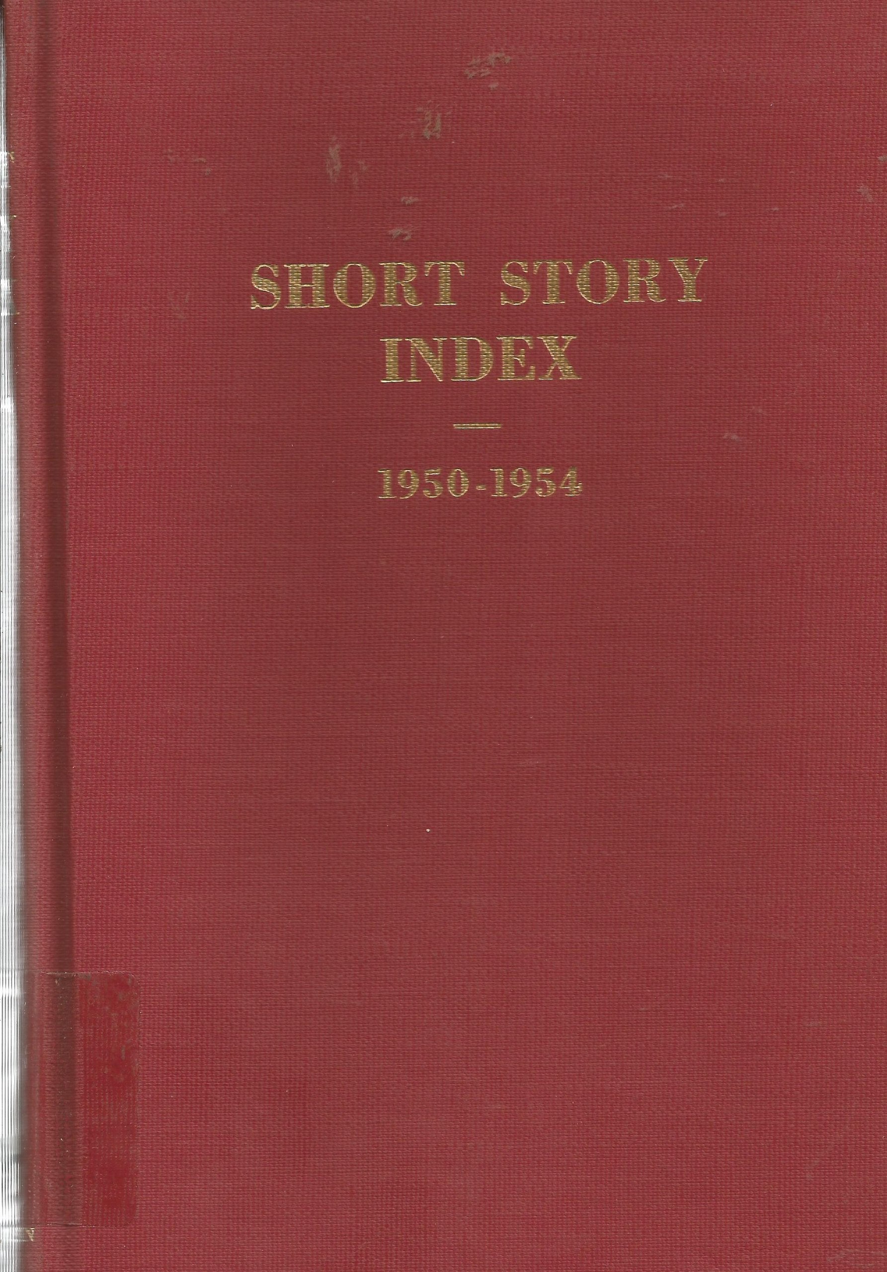 Short Story Index Supplement 1950 54,Used