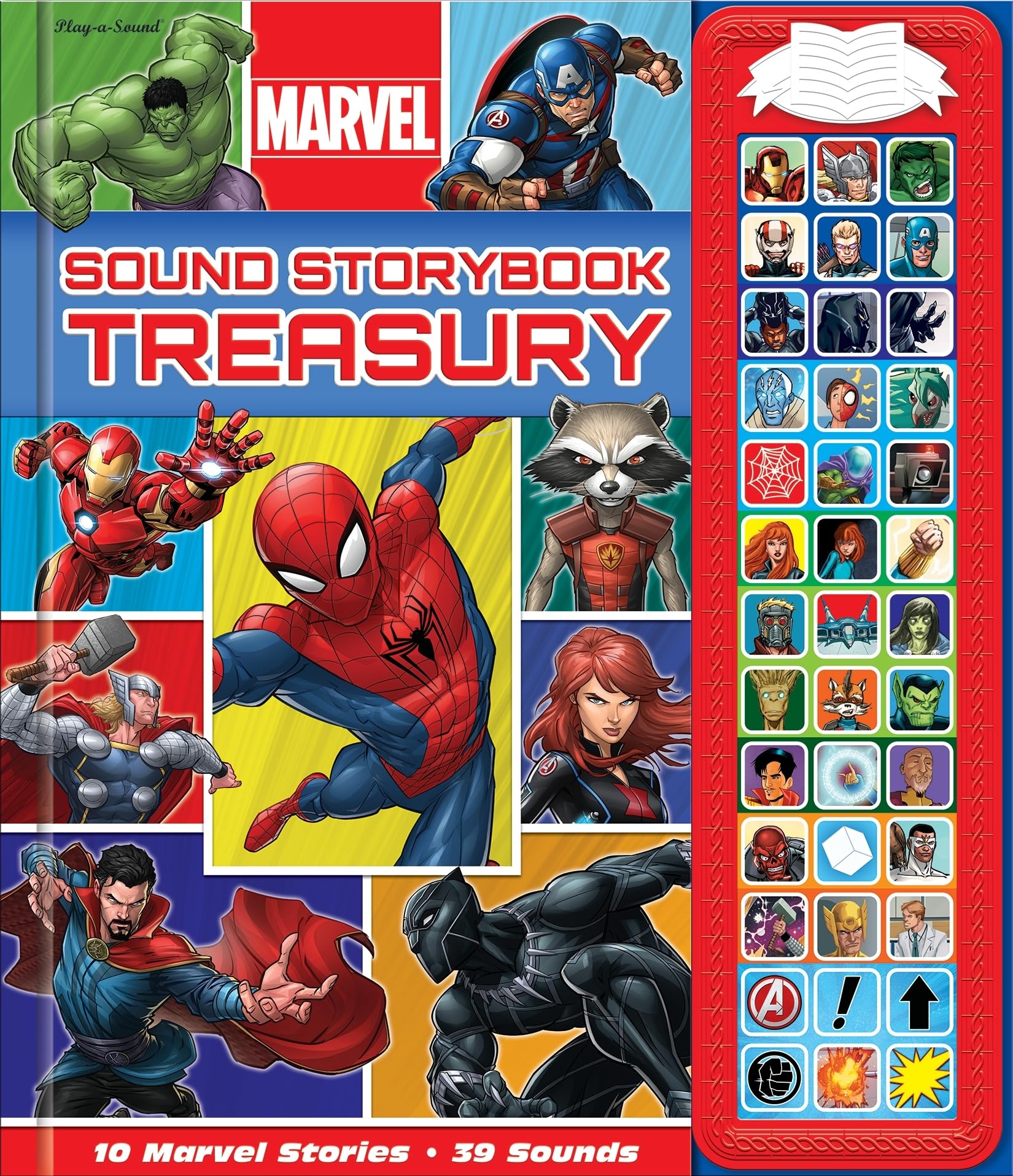 Marvel Superhero Sound Storybook Treasury Includes Characters From Avengers Endgame  Playasound  Pi Kids