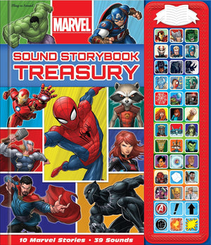 Marvel Superhero Sound Storybook Treasury Includes Characters From Avengers Endgame  Playasound  Pi Kids