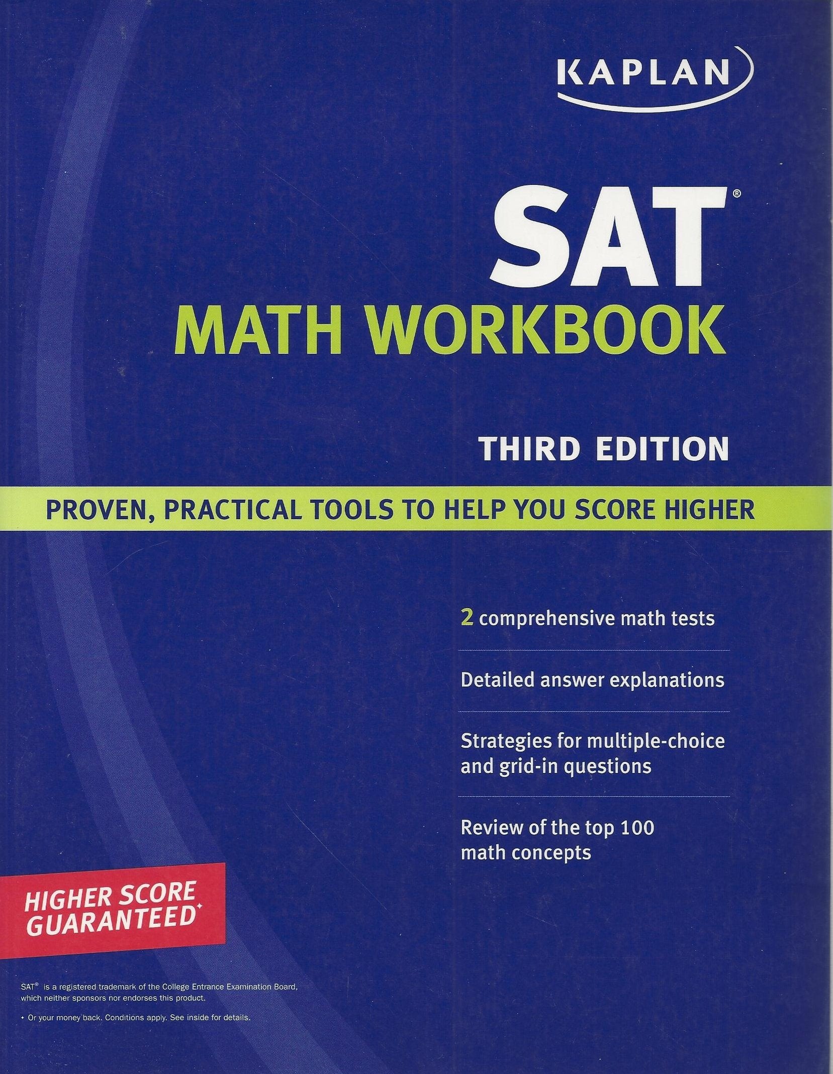 Kaplan SAT Math Workbook,Used