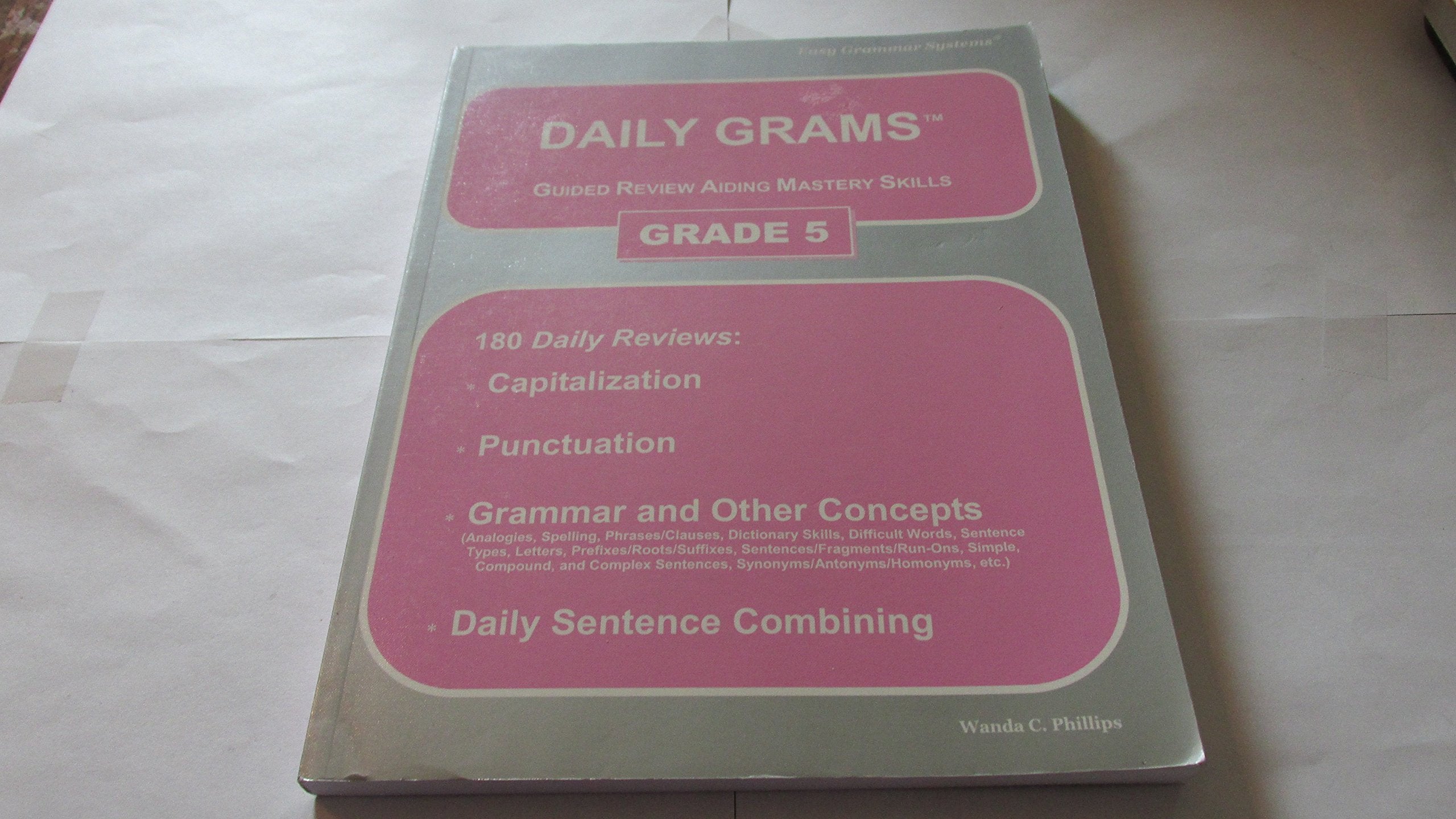Daily Grams Guided Review Aiding Mastery Skills Grd 5: Grade 5,New