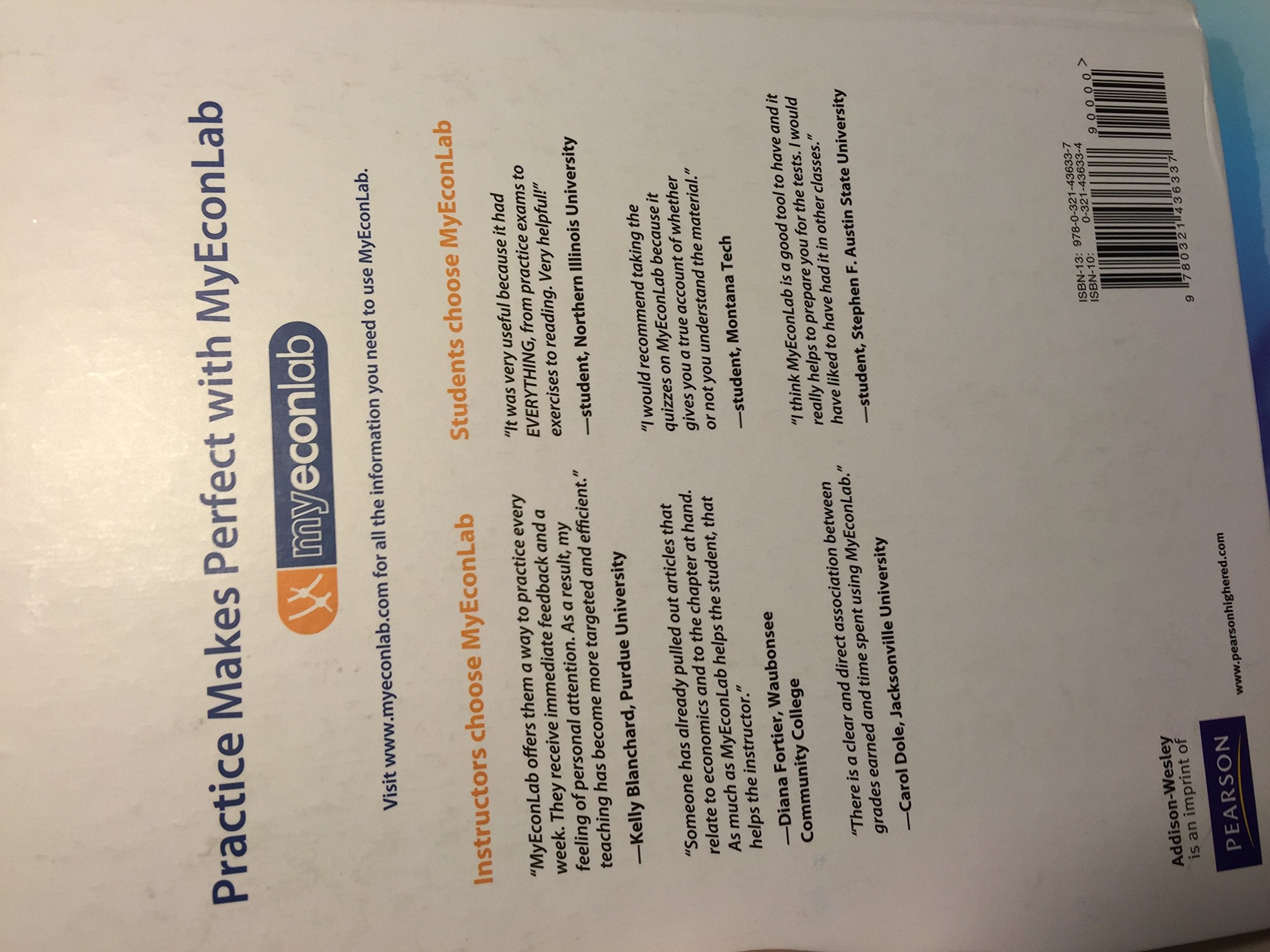 Macroeconomics: Policy and Practice (Pearson Series in Economics),New