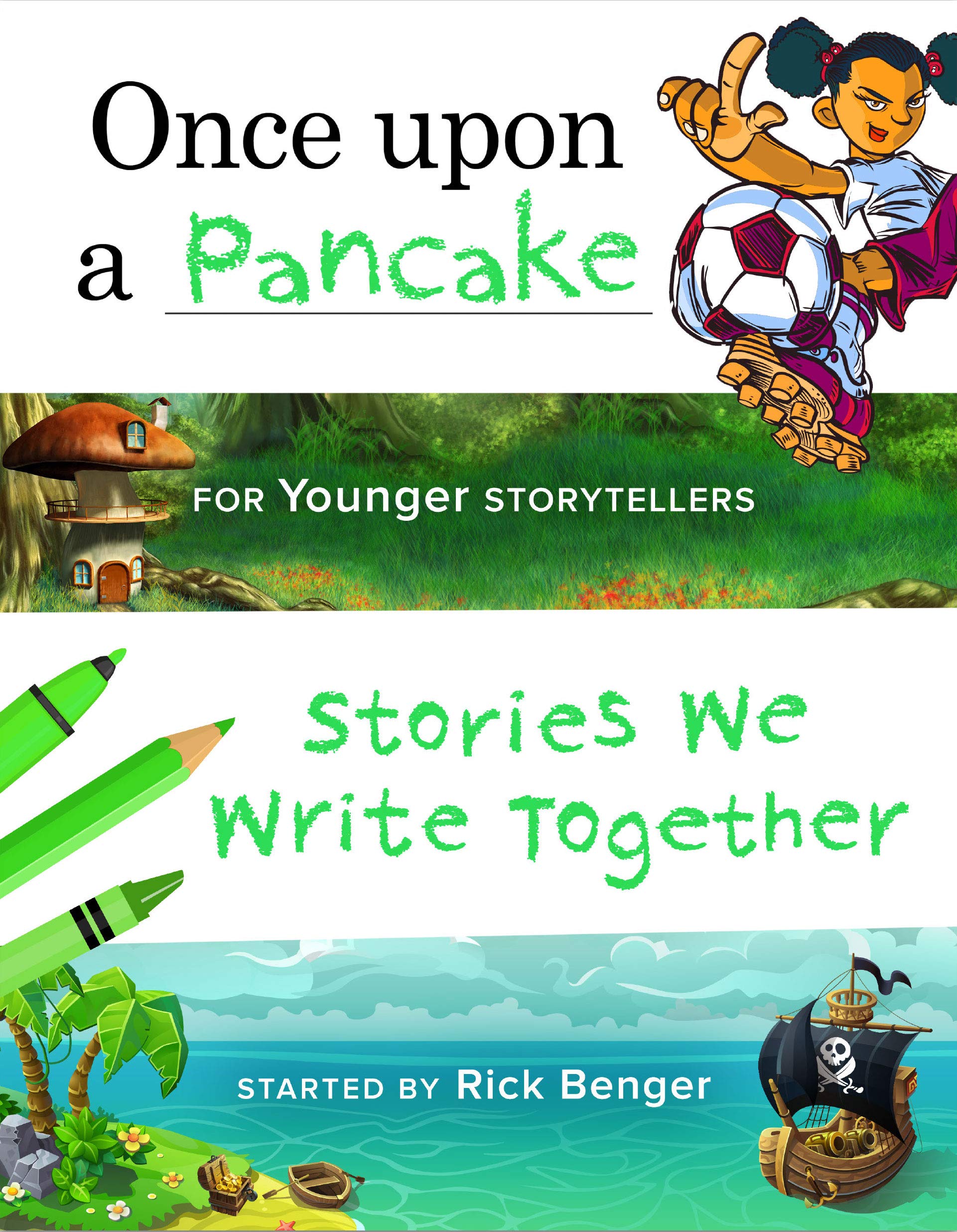 Once upon a Pancake for Younger Storytellers (ages 68)  Creative, Interactive Activity Book for Kids,Used