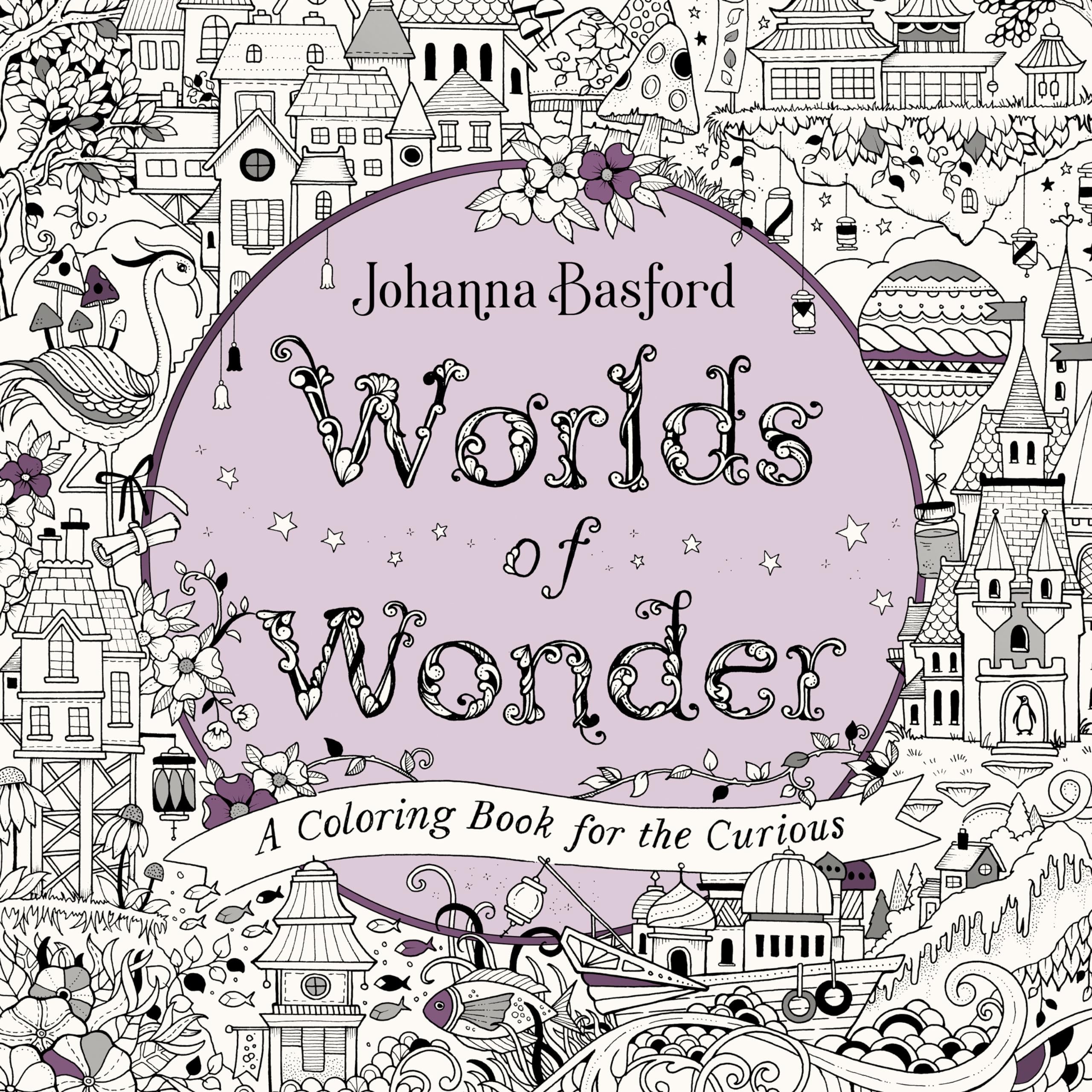 Worlds Of Wonder: A Coloring Book For The Curious-used