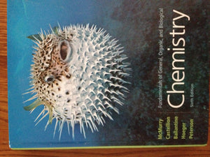 Fundamentals of General, Organic, and Biological Chemistry (6th Edition),Used