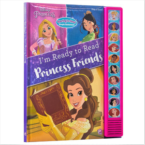 Disney Princess Belle, Mulan, Cinderella, Rapunzel, and More!  I'm Ready to Read Princess Friends Sound Book