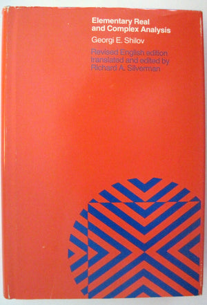 Mathematical Analysis  Vol 1: Elementary Real And Complex Analysis,Used