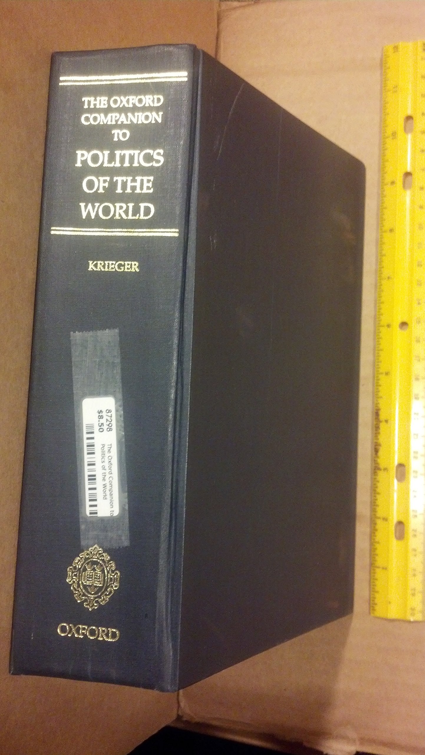 The Oxford Companion To Politics Of The World-used