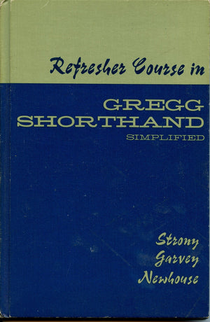 Refresher Course in Gregg Shorthand Simplified,Used
