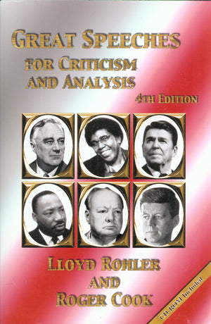 Great Speeches for Criticism and Analysis, Fourth Edition,Used