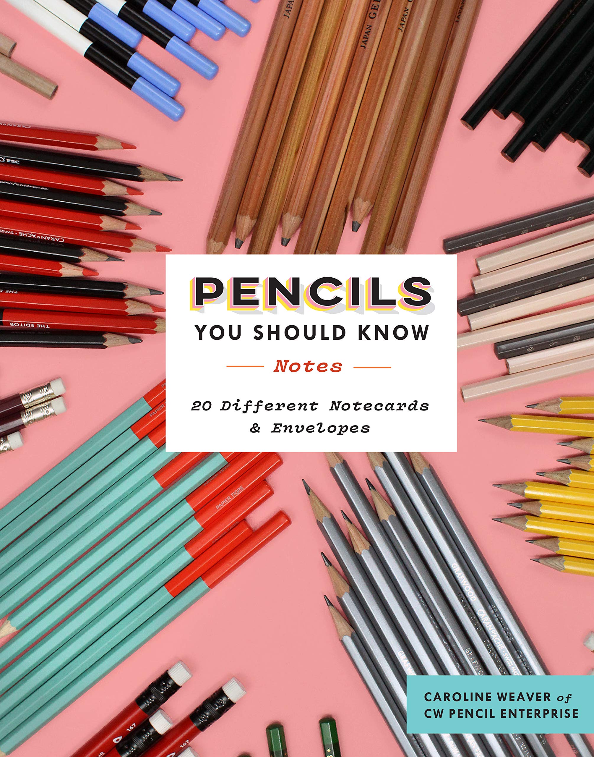 Pencils You Should Know Notes: 20 Different Notecards & Envelopes (Blank Cards With Photographs Of Pencils, Pencil Arrangements