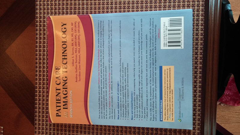 Patient Care in Imaging Technology,Used