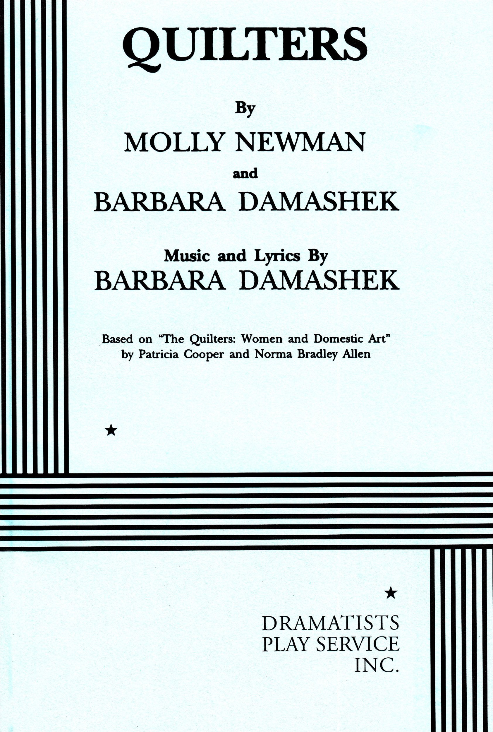 Quilters (Acting Edition for Theater Productions),New