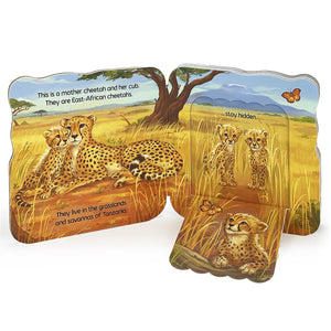 Cheetah (Jane & Me: Jane Goodall Institute Children'S Interactive Liftaflap Board Book)