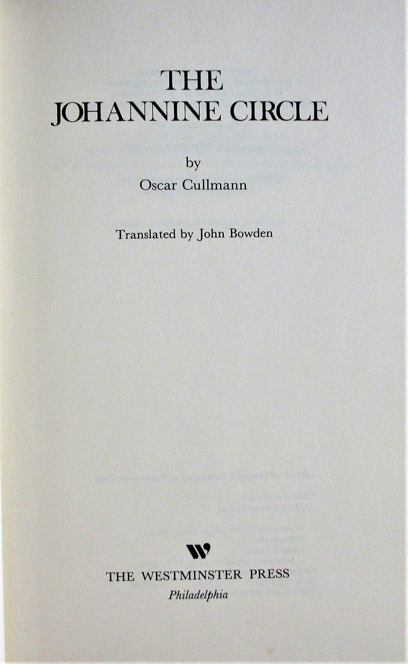 The Johannine circle,Used