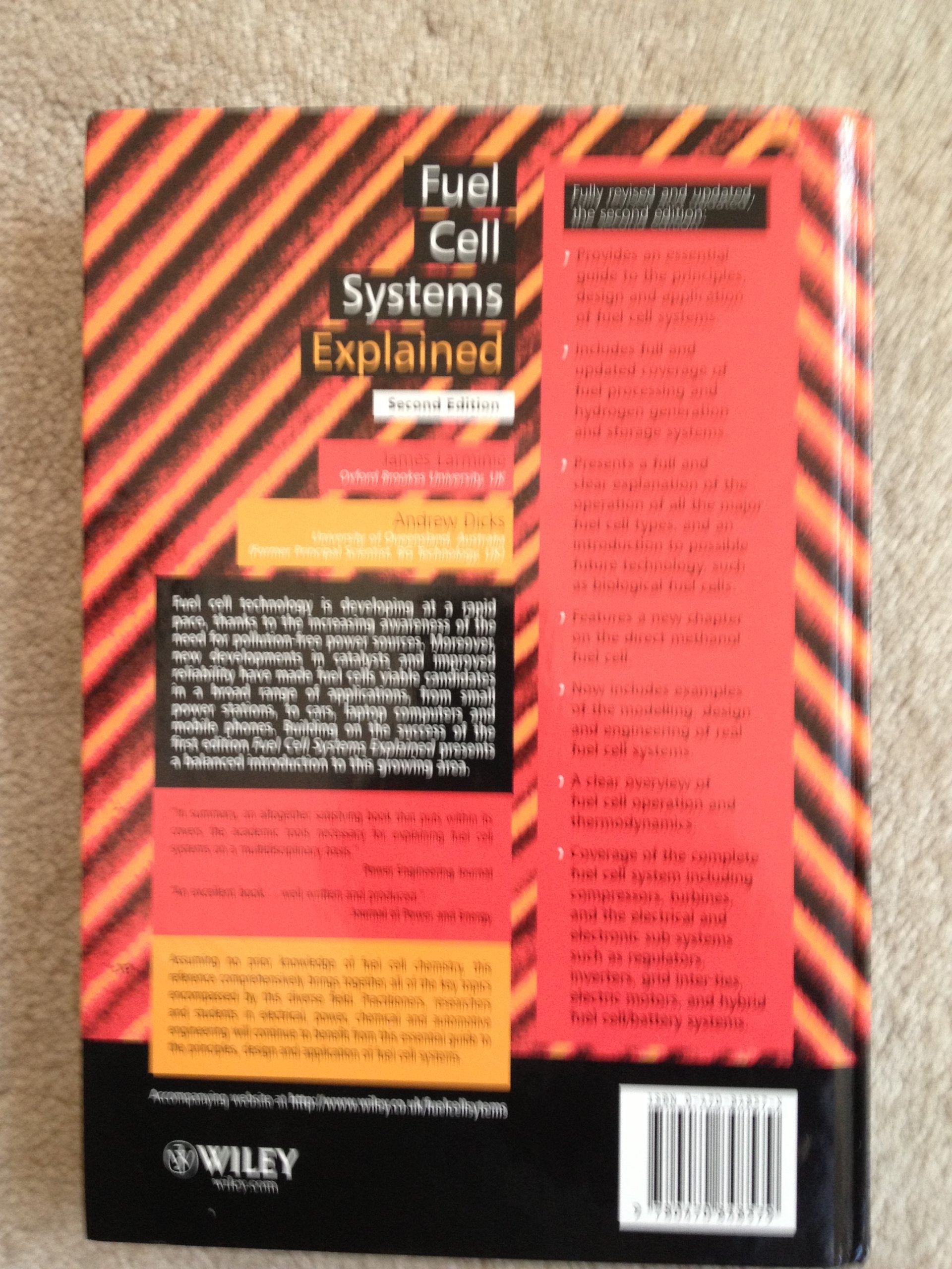 Fuel Cell Systems Explained (Second Edition),Used