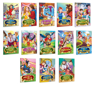 The Complete Collection Of Classic Fairy Tales For Young Minds : Aladdin, Beauty And The Beast, Snow White And The Seven Dwarfs And More - Bedtime Storybook, ChildrenS Fairy Tales | Pack Of 13 Books