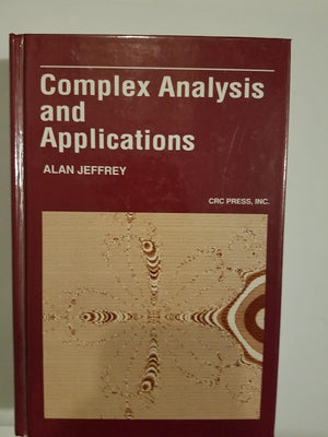 Complex Analysis and Applications (Mathematical Science References),Used