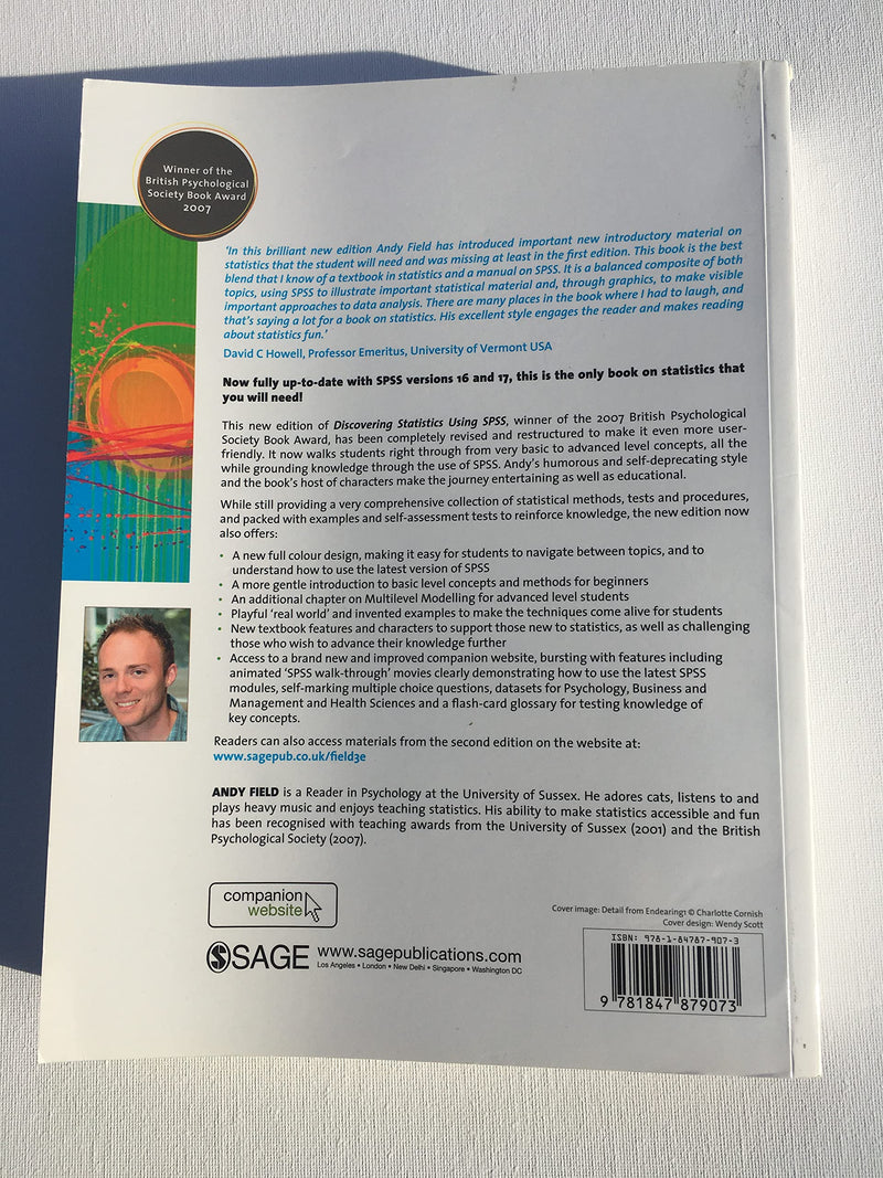 Discovering Statistics Using SPSS, 3rd Edition (Introducing Statistical Methods),Used