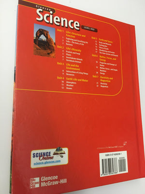 Glencoe Science: Level Red, Student Edition: Glencoe Science,Used