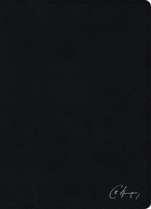 RVR 1960 Biblia de estudio Spurgeon, negro piel genuina (Spanish Edition)