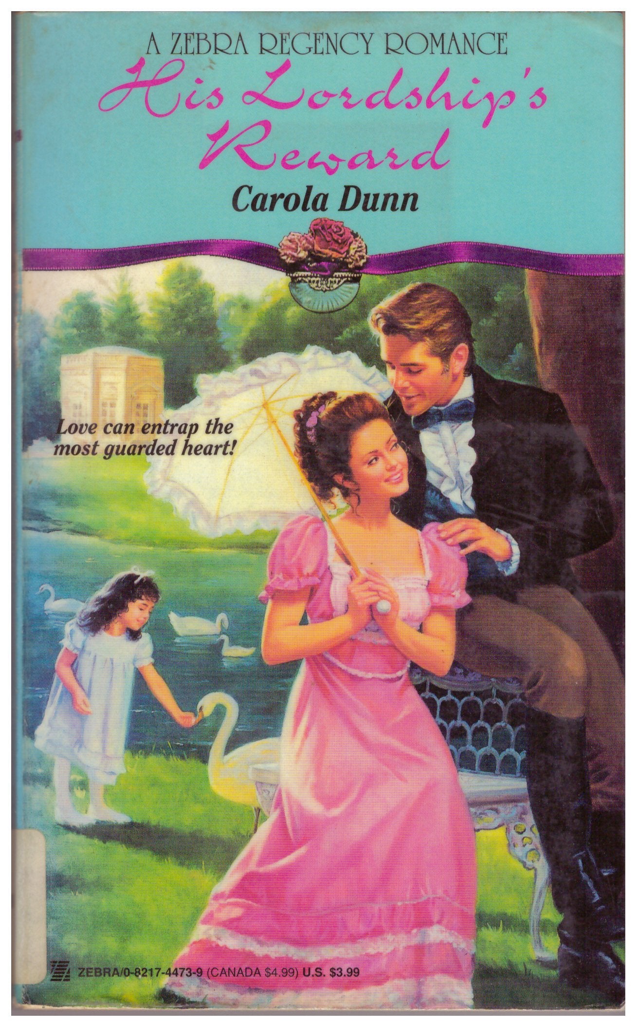 His Lordship's Reward (Zebra Regency Romance),Used