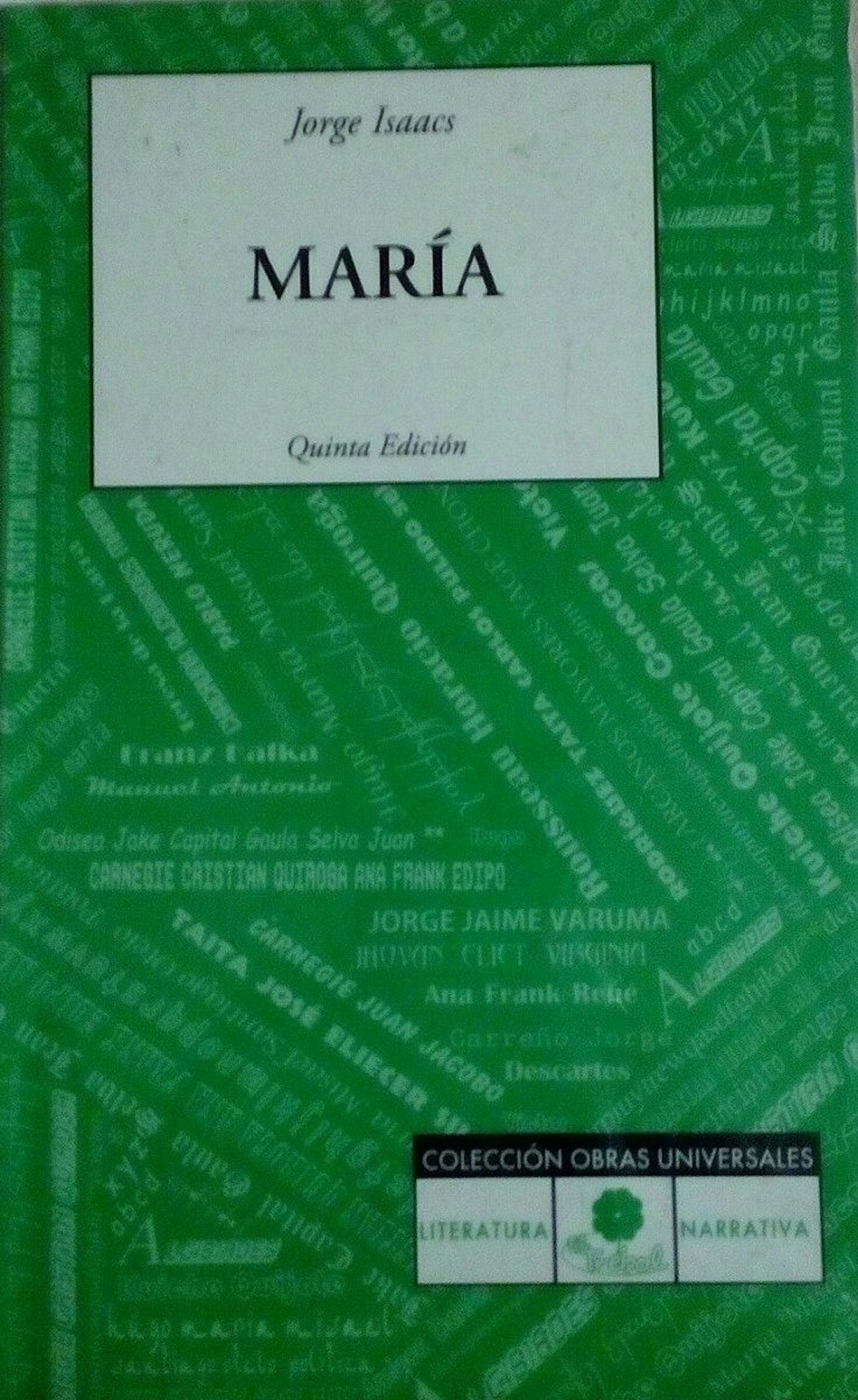 Colecci? Jorge Isaacs. Mar? (Spanish Edition),Used