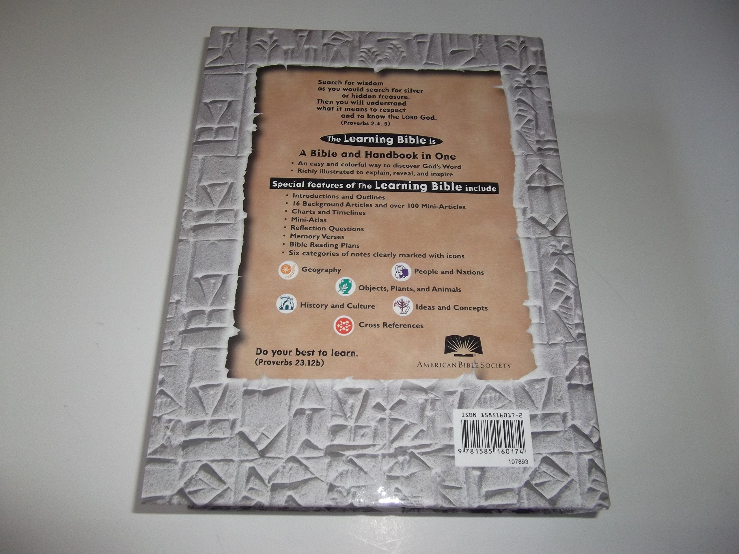 The Learning Bible: Contemporary English Version,New