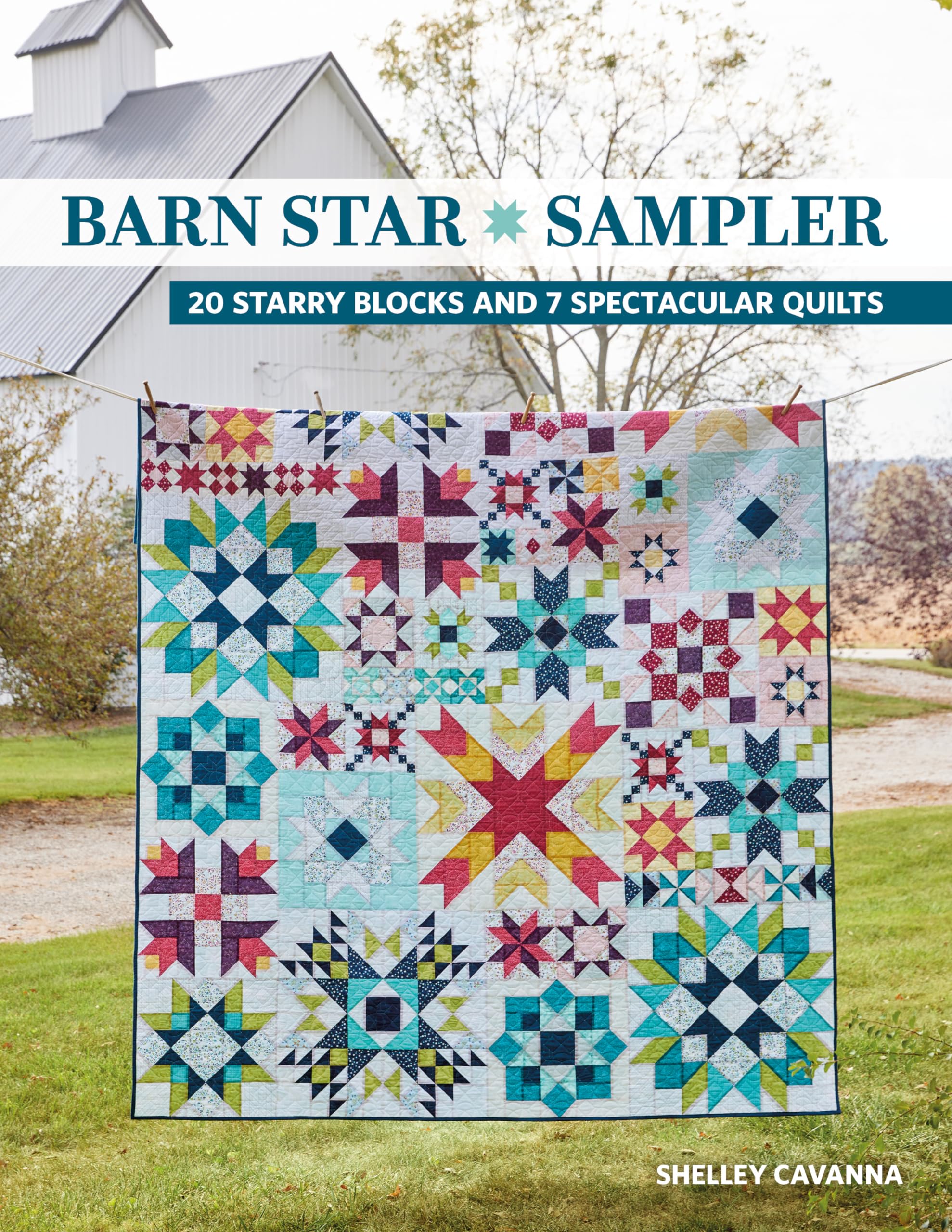 Barn Star Sampler: 20 Starry Blocks and 7 Spectacular Quilts,New