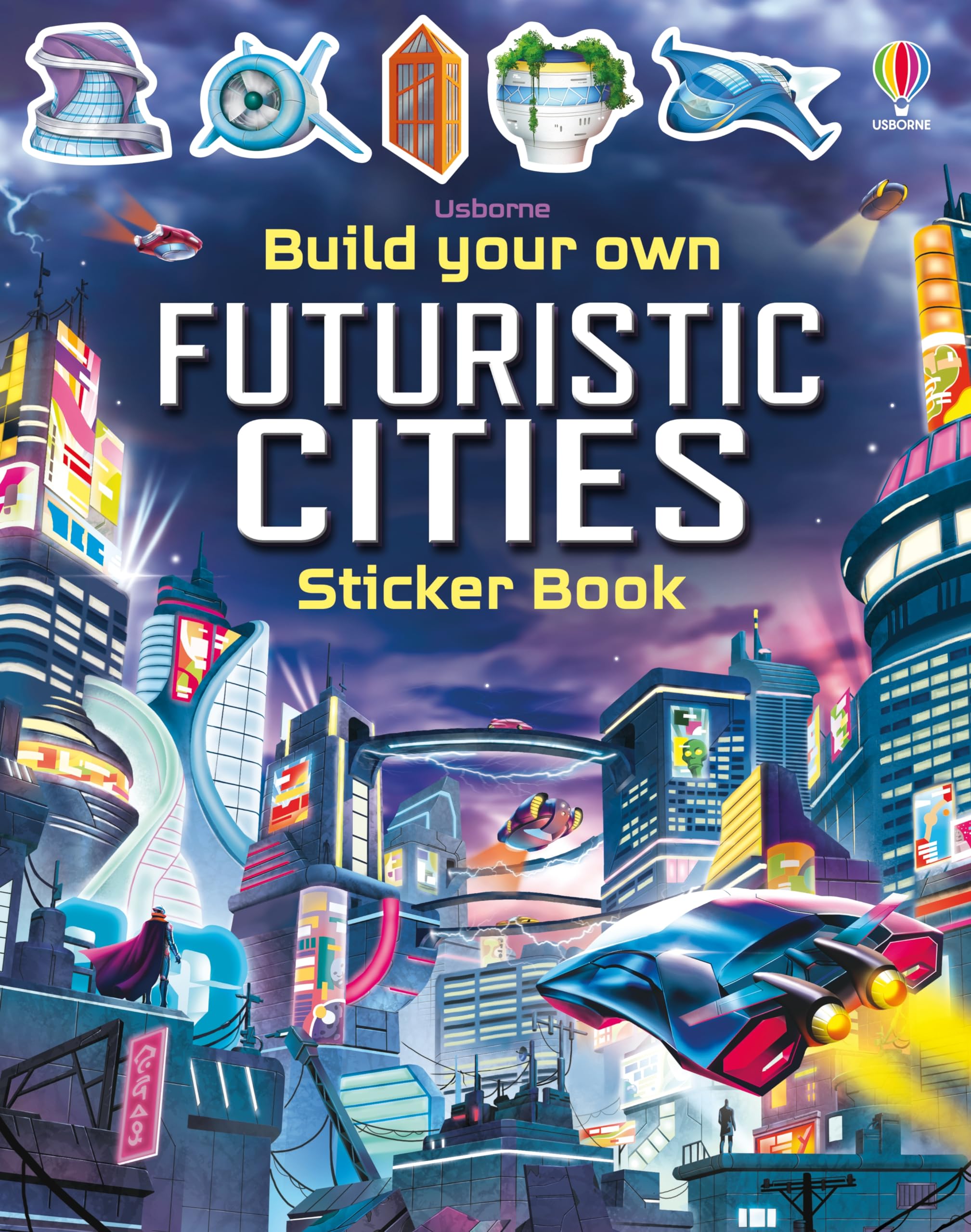 Build Your Own Futuristic Cities (Build Your Own Sticker Book),New