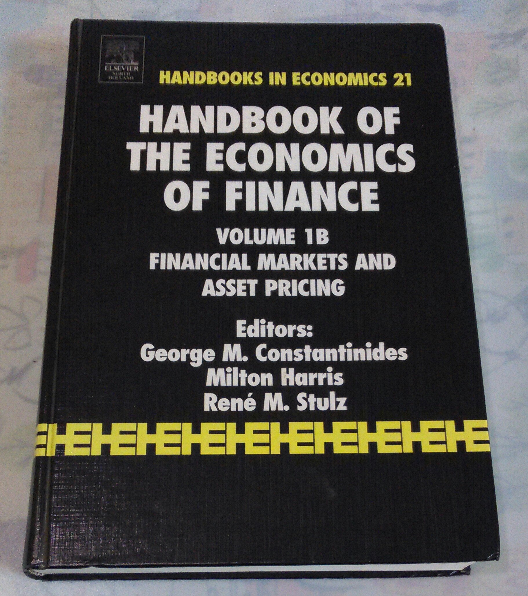 Handbook of the Economics of Finance: Corporate Finance (Volume 1A),Used