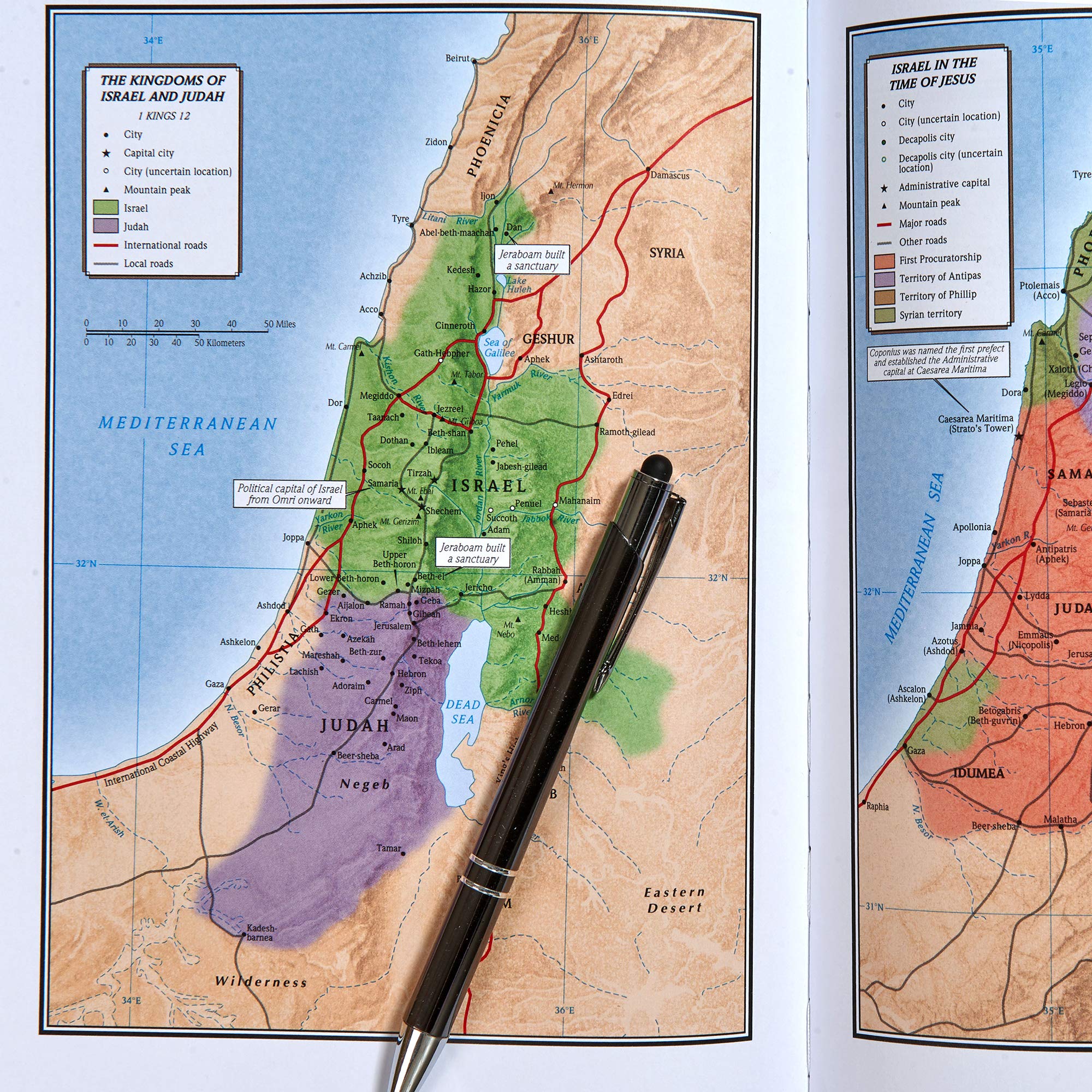 KJV Super Giant Print Reference Bible, Brown LeatherTouch, Red Letter, Pure Cambridge Text, Presentation Page, CrossReferences,,New