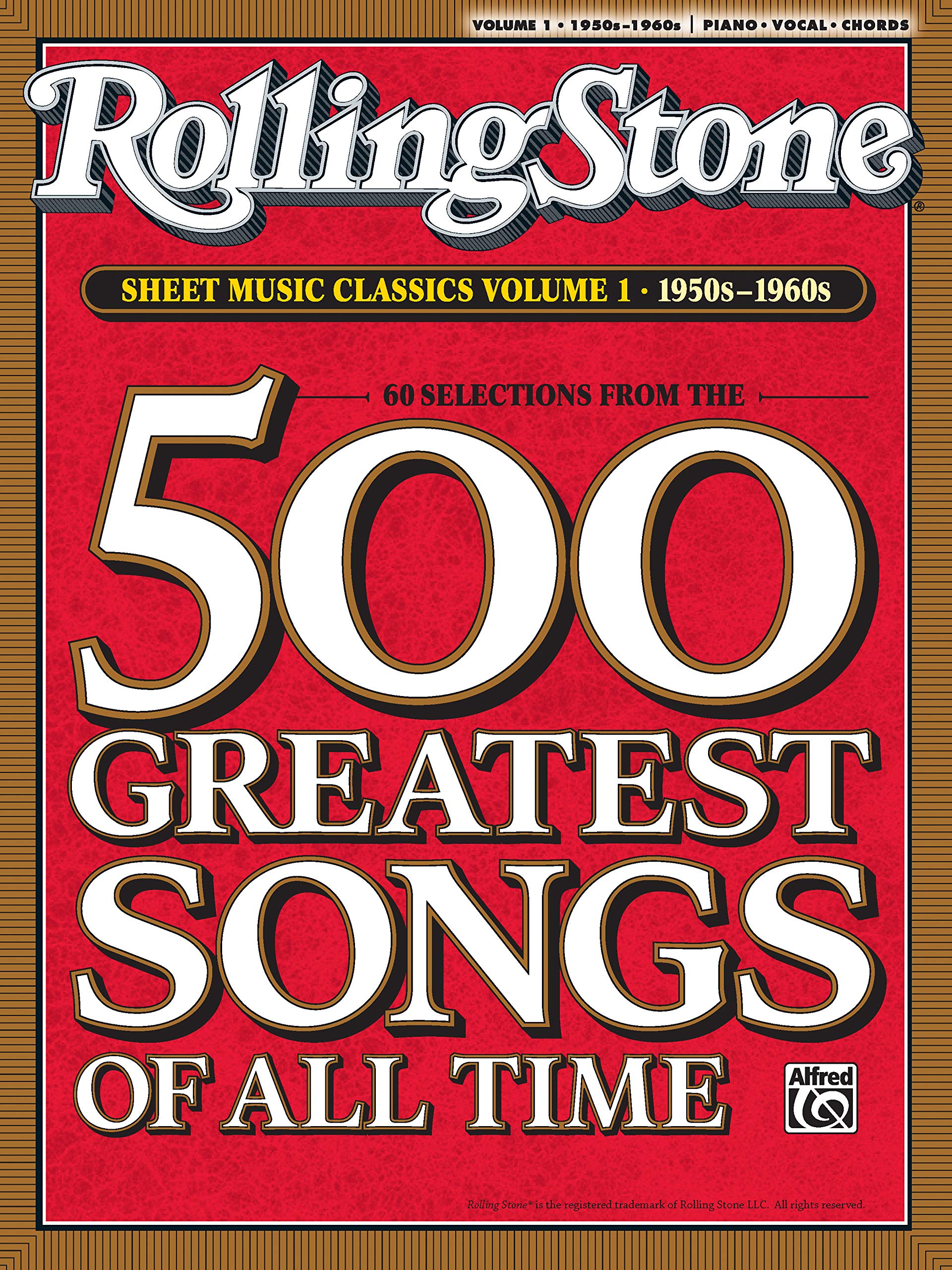 Rolling Stone Sheet Music Classics, Vol 1: 1950s1960s (Rolling Stone Magazine, Vol 1),New