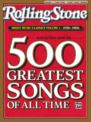 Rolling Stone Sheet Music Classics, Vol 1: 1950s1960s (Rolling Stone Magazine, Vol 1),Used