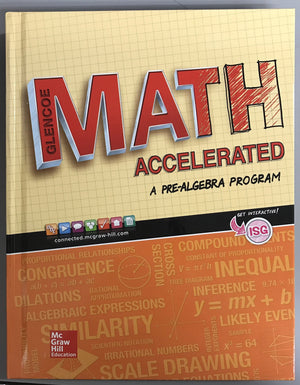 Glencoe Math Accelerated 2017, Interactive Study Guide (MATH APPLIC & CONN CRSE),Used