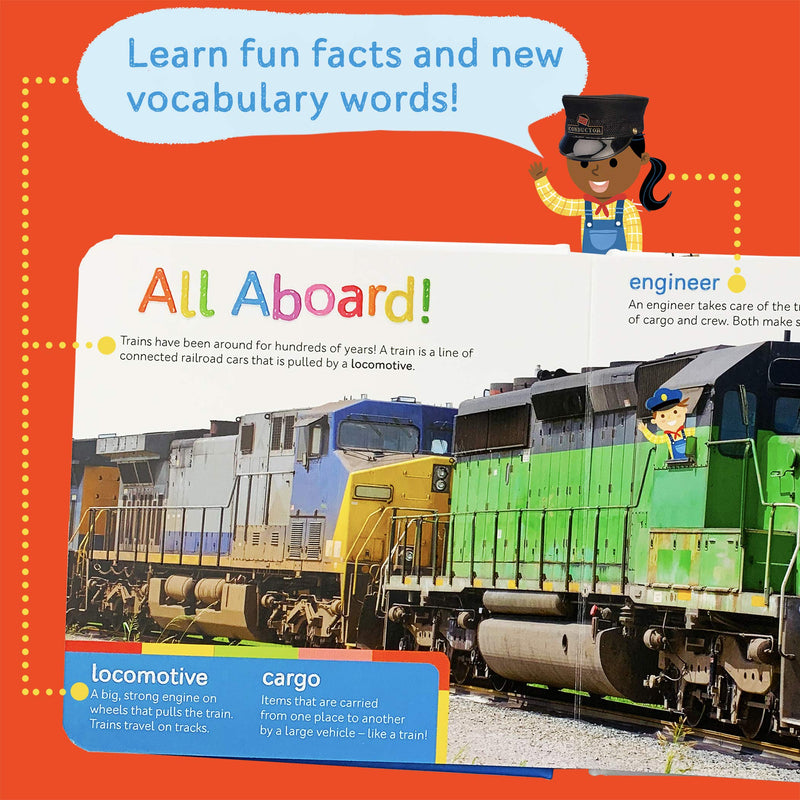 Trains Then and Now (Smithsonian Kids First Discovery Books),Used