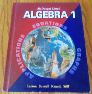 Mcdougal Littell Algebra 1: Student Edition (C) 2004 2004,New