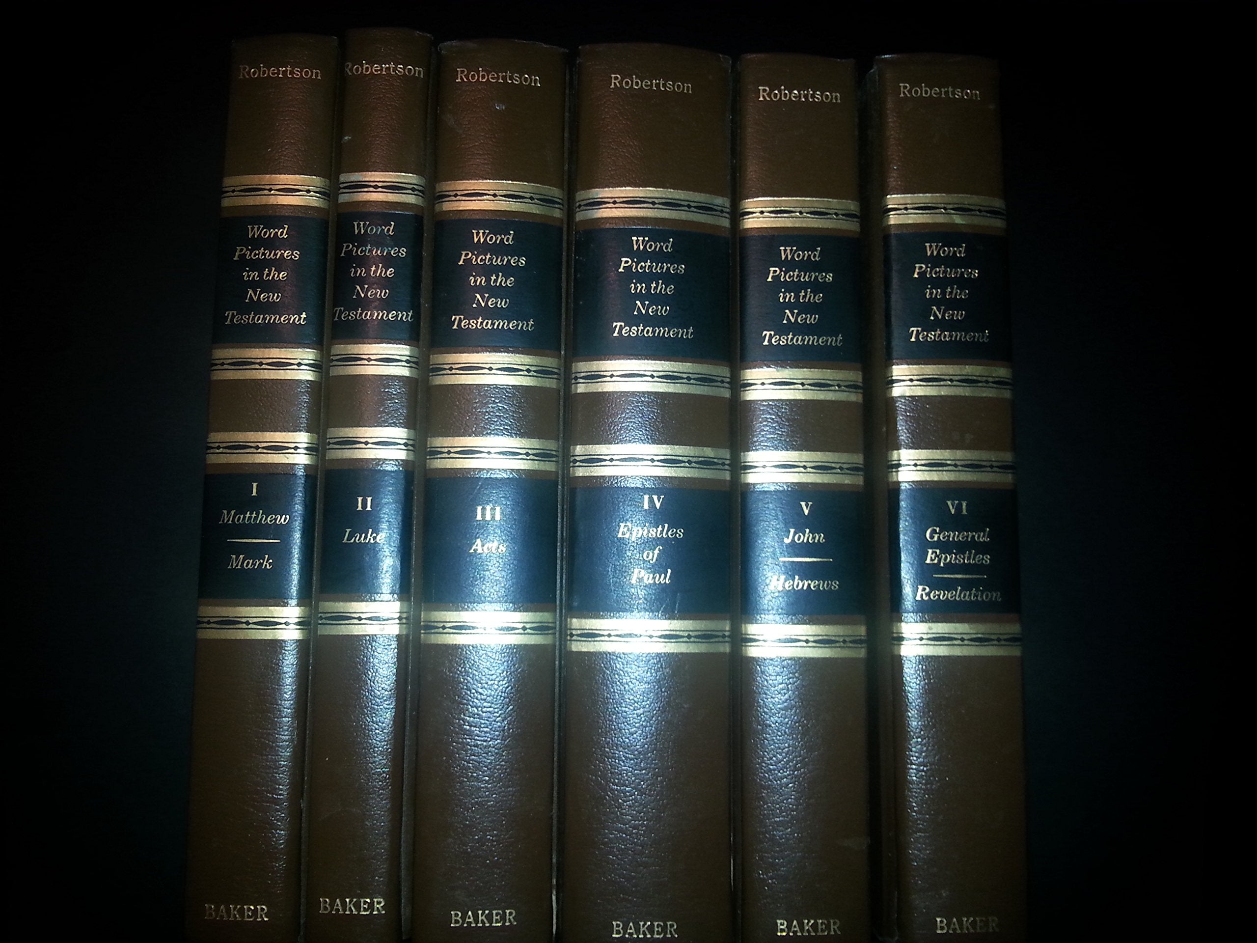 Word Pictures in the New Testament (6 Vols.),Used