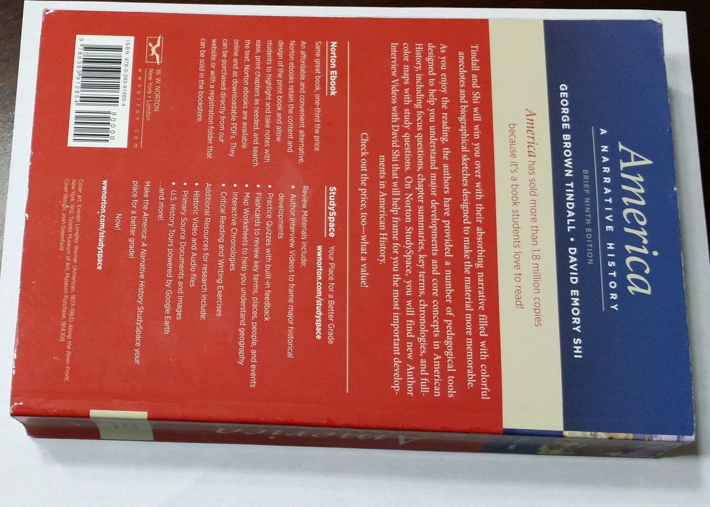 America: A Narrative History, 9th Edition,New