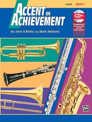 Accent on Achievement, Bk 1: Flute, Book & CD,Used