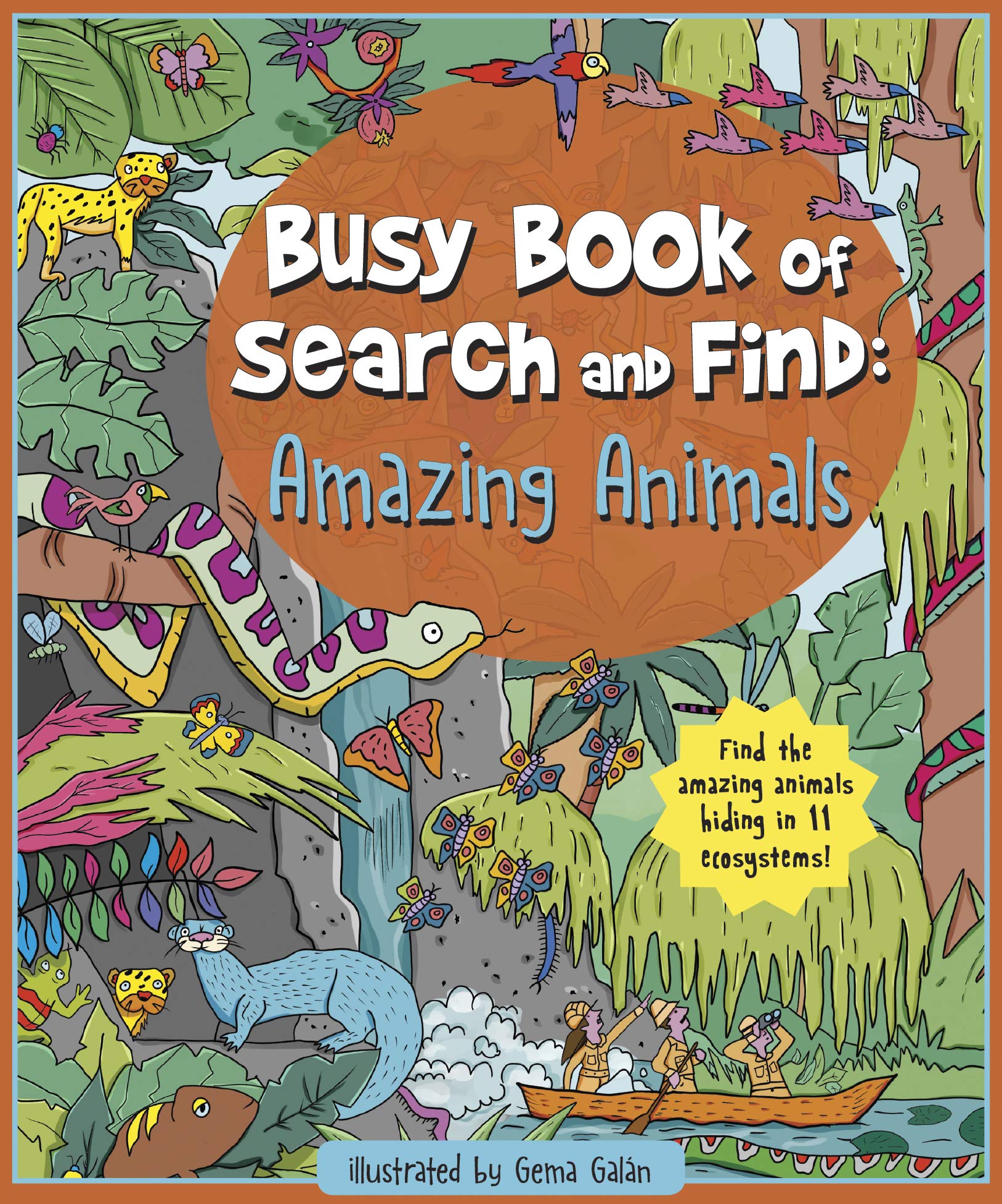 Busy Book of Search and Find: Amazing Animals  An Activity Book for Kids,Used
