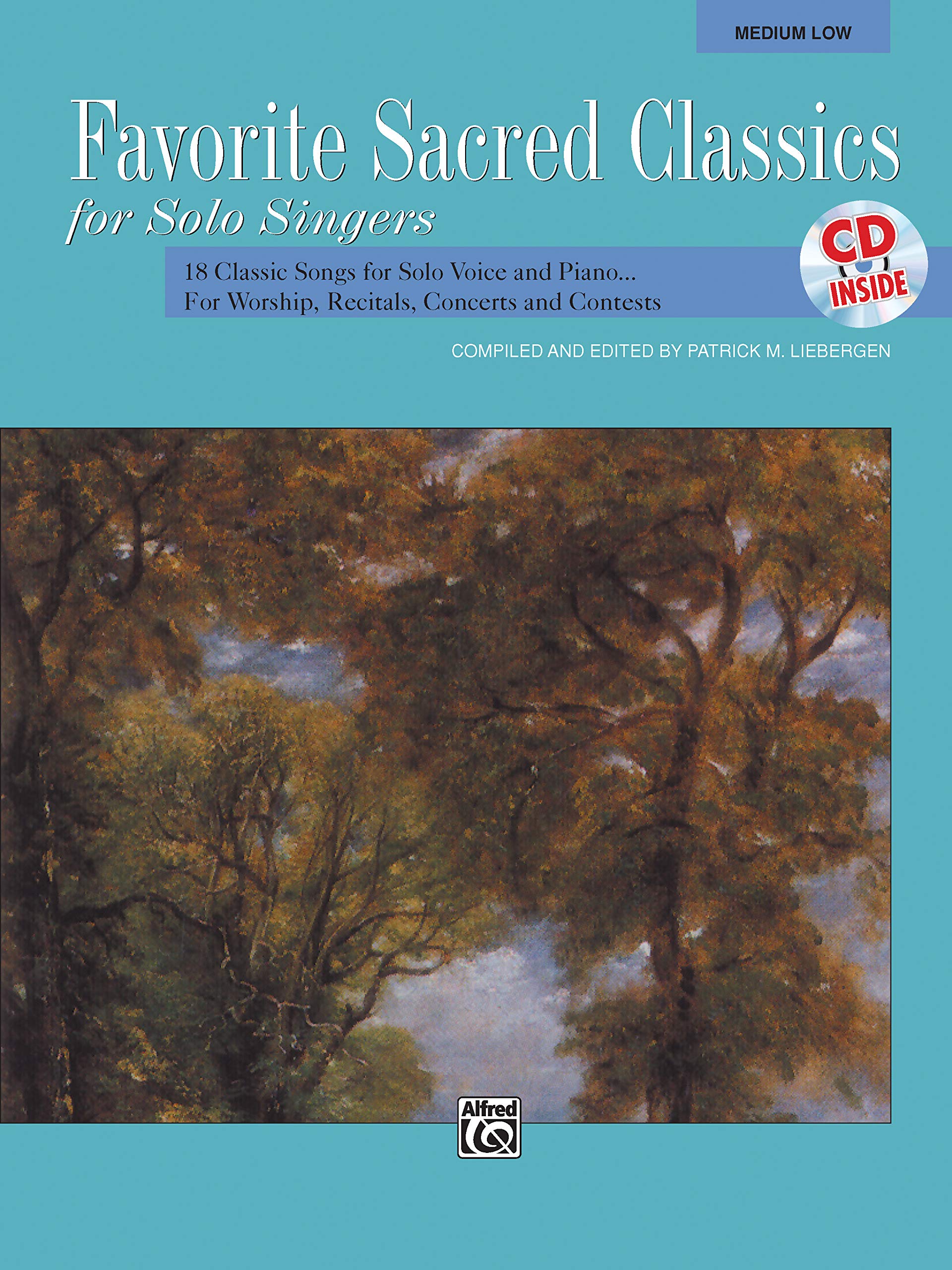 Favorite Sacred Classics For Solo Singers: Medium Low Voice, Book & Cd,New