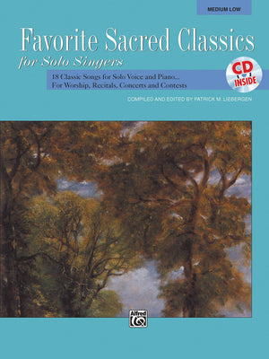 Favorite Sacred Classics for Solo Singers: Medium Low Voice, Book & CD,Used