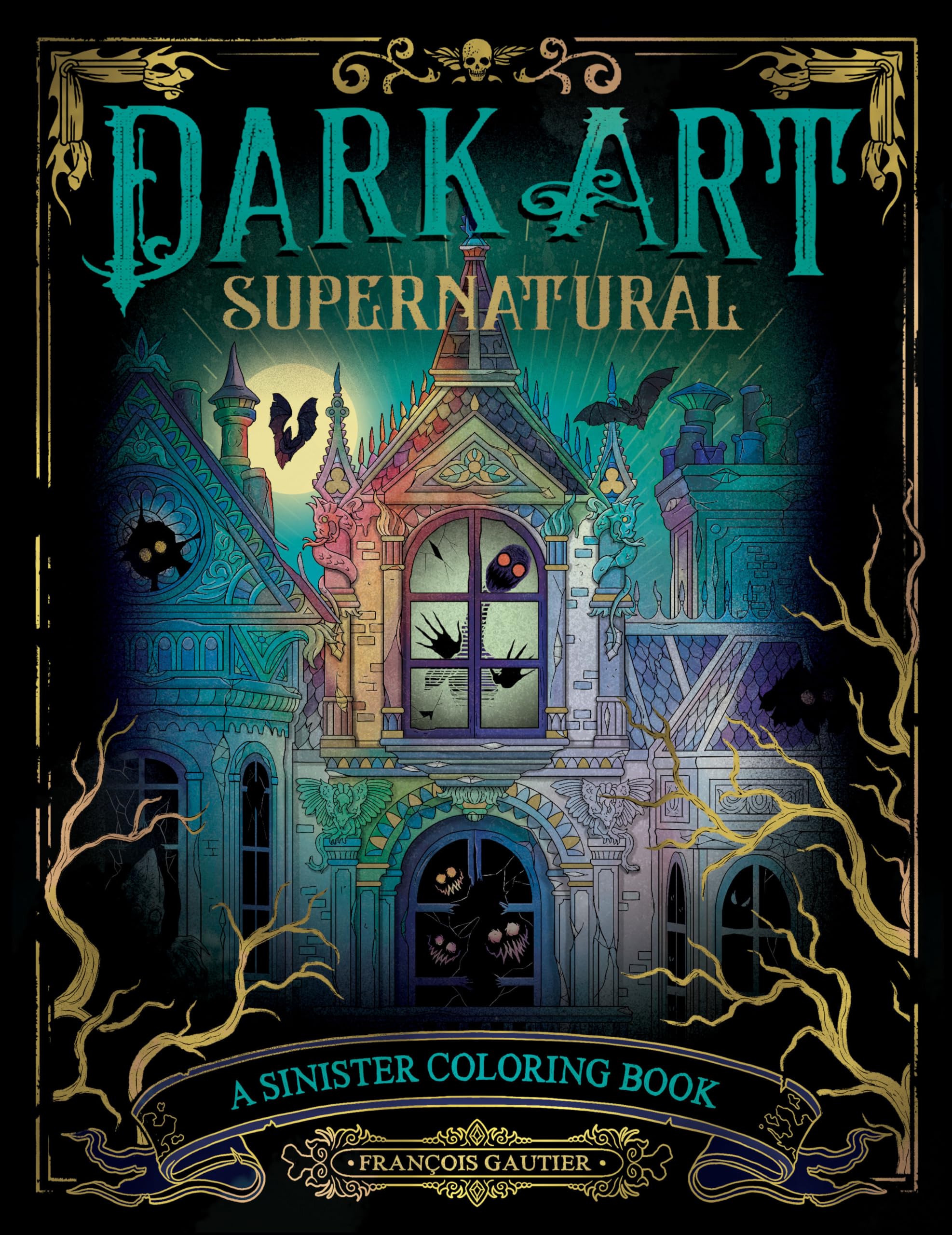 Dark Art Supernatural: A Sinister Coloring Book (Dark Art Coloring),Used