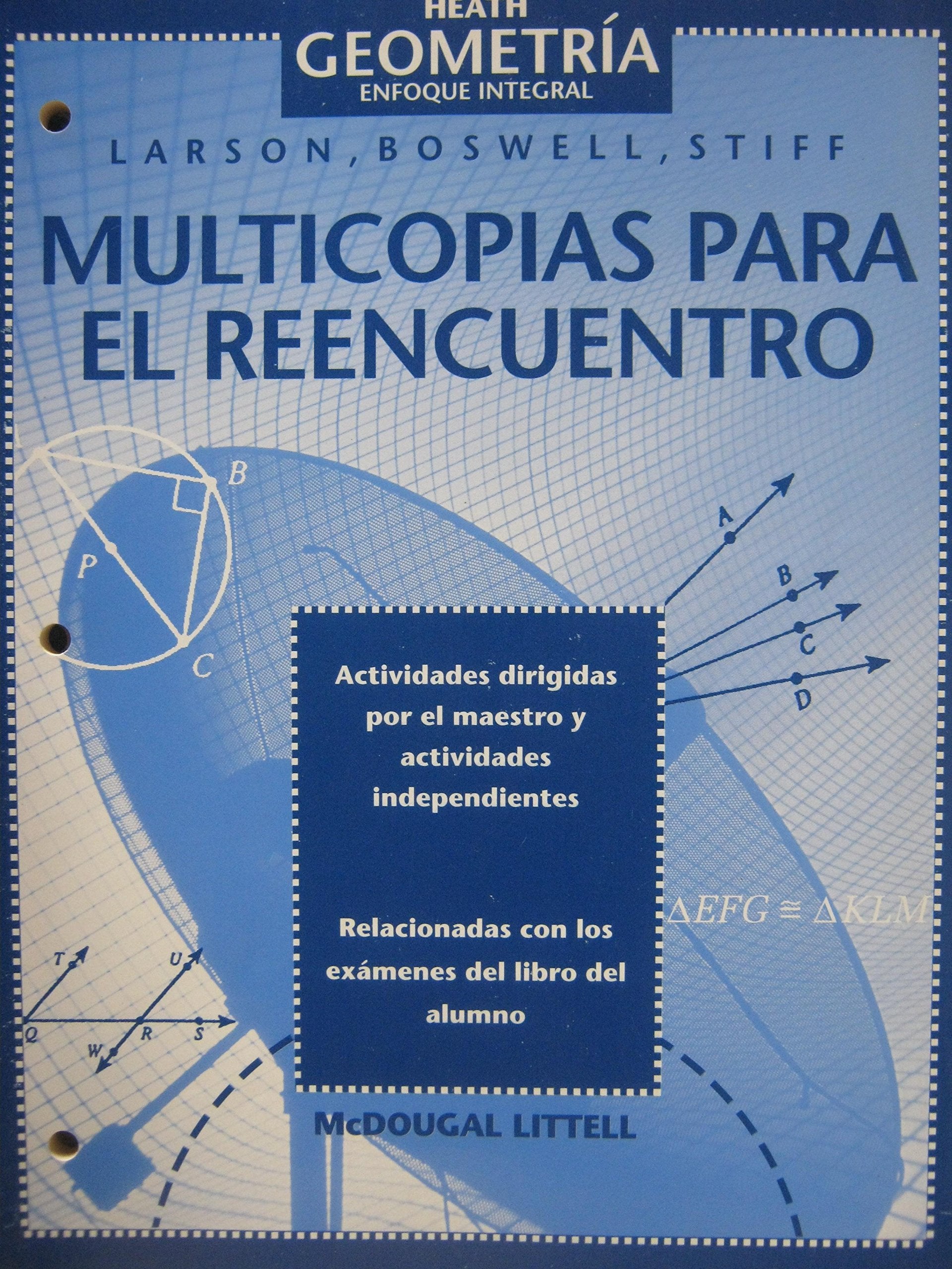 Multicopias Para El Reencuentro (Heath Geometria Enfoque Integral),Used