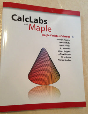 CalcLabs with Maple for Single Variable Calculus,Used