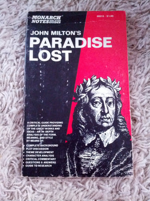 Monarch Notes: Paradise Lost,Used